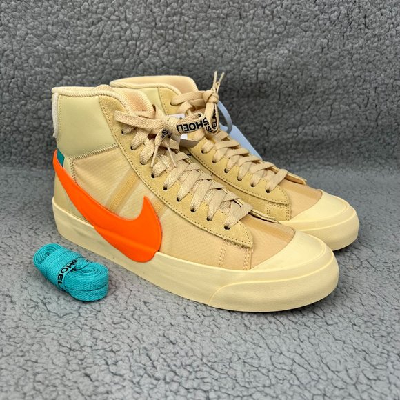 Nike Off White Blazer Mens Shoes Orange All Hallows Eve The 10
